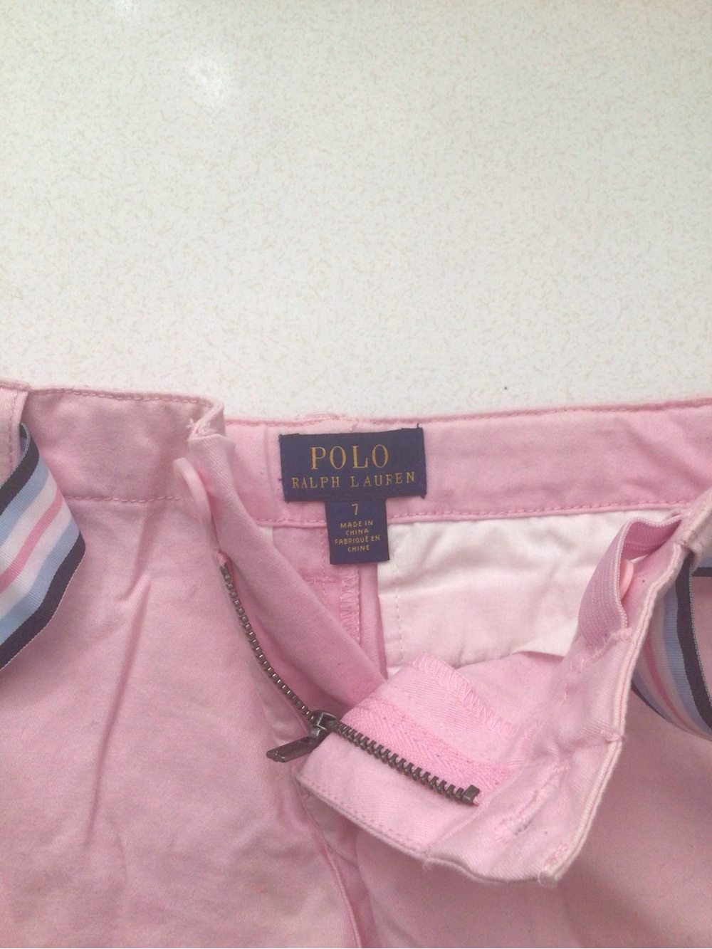 Polo by Ralph Lauren Light Pink Kids Cotton Shorts